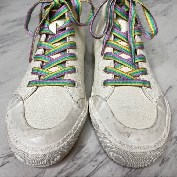 Dolce Vita Brycen Trevor Project High Top Sneaker 6 1/2 - Picture 10 of 15